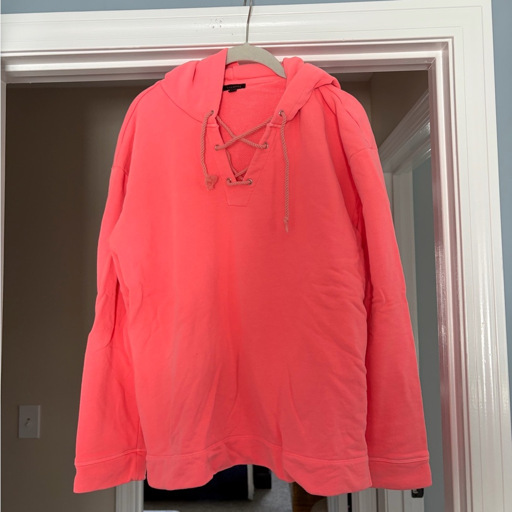 Talbots Coral Sweatshirt and Shorts Set